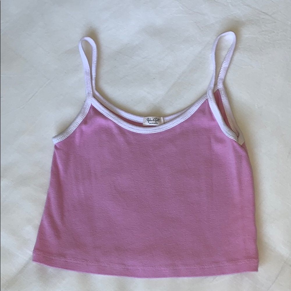 Pink Brandy Melville tank top. Size small.
